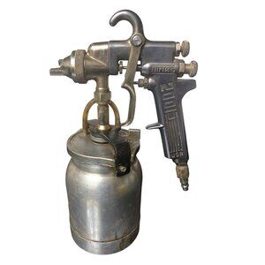 Binks 2001 Gold and Chrome Edition Spray Gun with Binks Cup